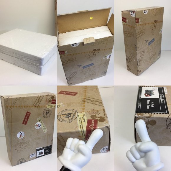 NIB Disney World Theme Park Pic Frame 4 Parks 4x6 w Rubber Fridge Magnet Frame - Picture 11 of 11